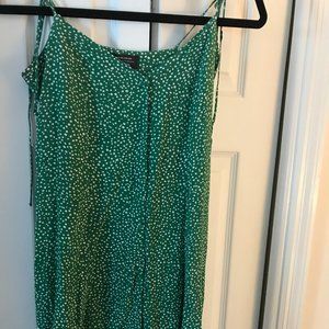 & Other Stories Strapless Polka Dot Dress